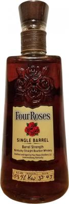 Four Roses Single Barrel Private Selection OESK 33-4J Total Wine & More 59.9% 750ml