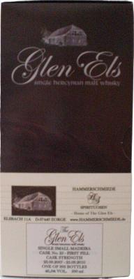 Glen Els 2007 Madeira #25 46.5% 500ml