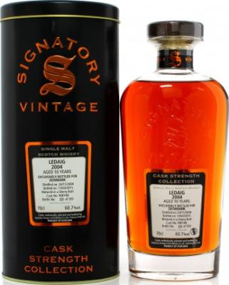 Ledaig 2004 SV Cask Strength Collection Sherry Butt #900168 Denmark Exclusive 60.7% 700ml