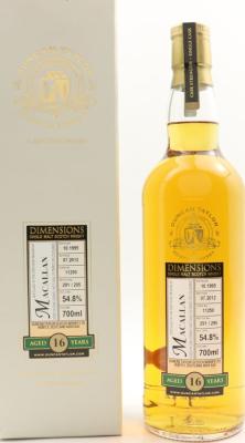 Macallan 1995 DT Dimensions Oak Cask #11250 54.8% 700ml