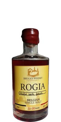 Bruges Whisky Company Rogia Merlot cask finish Brugse whisky 64% 500ml