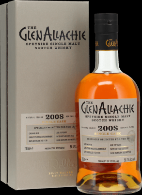 Glenallachie 2008 Single Cask Moscatel Barrique Quebec 57.4% 700ml