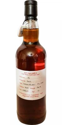 Hazelburn 2005 Duty Paid Sample For Trade Purposes Only Fresh Sherry Hogshead Rotation 562 56.8% 700ml