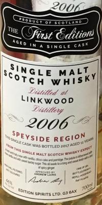 Linkwood 2006 ED Refill Hogshead HL14229 46% 700ml