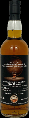 Islay Blended Malt Scotch Whisky 2012 F.dk In memory of Bessie Williamson 2 1st Fill Amontillado Sherry Hogshead 58.5% 700ml