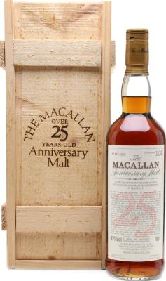 Macallan 1972 The Anniversary Malt 43% 700ml