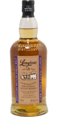 Longrow 18yo Refill Sherry Casks Pacific Edge Imports 46% 750ml