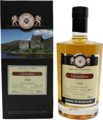 Glenrothes 1968 MoS Bourbon Hogshead #13509 45.2% 700ml