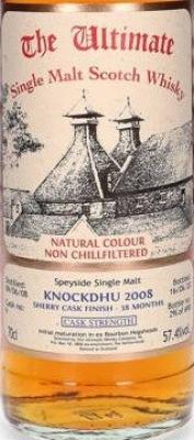 Knockdhu 2008 vW The Ultimate Cask Strength #9 57.4% 700ml