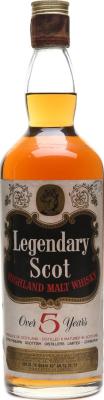 Legendary Scot 5yo Highland Malt Whisky CON. AL. Torino Italy 43% 750ml