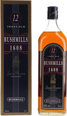 Bushmills 1608 12yo Special Reserve Oak Casks 43% 1000ml