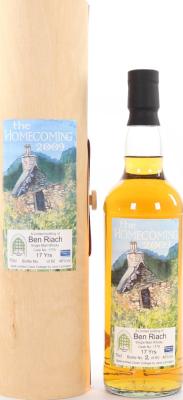 BenRiach 1991 The Homecoming for The Whisky Castle #1779 46% 700ml
