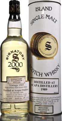 Scapa 1989 SV Vintage Collection Oak Cask #1902 43% 700ml