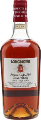 Longmorn 1969 GM LMDW Refill Sherry #5295 50% 700ml