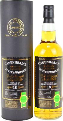 Benrinnes 1988 CA Authentic Collection 18yo Bourbon Hogshead 55.9% 700ml