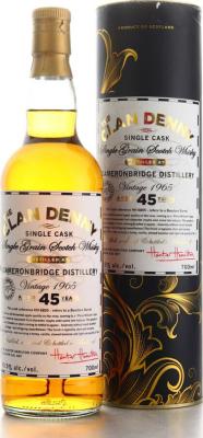 Cameronbridge 1965 HH The Clan Denny Bourbon Barrel 40.5% 700ml