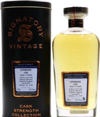 Laphroaig 1996 SV Cask Strength Collection 17yo #8518 53.7% 700ml