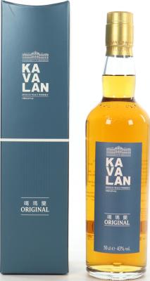 Kavalan Original travel retail exclusive 43% 500ml