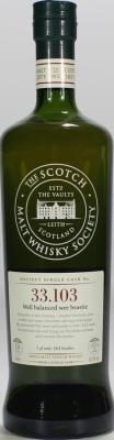 Ardbeg 2000 SMWS 33.103 Well balanced wee beastie 10yo Refill Ex-sherry Puncheon 62.5% 700ml