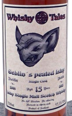 Goblin's peated Islay 2008 WT The Goblin 3 Sherry 57.1% 700ml