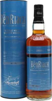 BenRiach 1975 Single Cask Bottling Batch 13 Sherry Butt #7028 53% 700ml