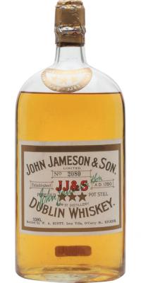 John Jameson & Son 3 Star by W.A. Scott of O'Curry Street Kilkee 40% 750ml