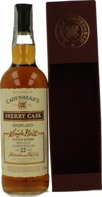 Teaninich 1993 CA Wood Range Sherry Cask 51.9% 700ml