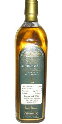 Bushmills 1987 Distiller's Reserve Rum Cask #7111 54.4% 700ml