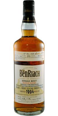 BenRiach 1994 for Finland Pedro Ximenez Hogshead Peated #2994 50.8% 700ml