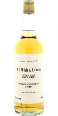 Glen Grant 1977 UD A.G. McBain & J. Charles 59.6% 750ml