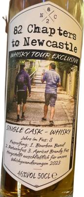 Fettercairn 8yo 82NC Whisky Tour Exclusive 1. Bourbon Barrel 2. Rotweinfass 3. Brandy Whiskywanderungen 2023 46% 500ml