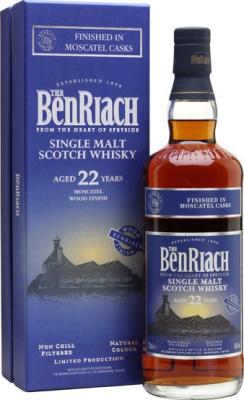 BenRiach 22yo Moscatel Wood Finish Series 46% 700ml