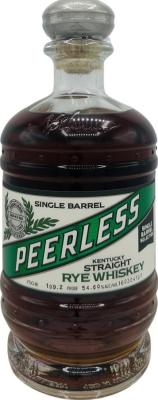 Peerless Kentucky Straight Rye Whisky S.B.S Double Oaked The Adventures Club Bourbon Society & Doti Liquors Chicago IL 54.6% 750ml