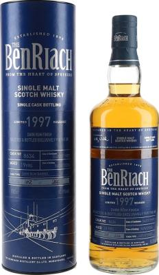 BenRiach 1997 Single Cask Bottling #8634 50.8% 700ml