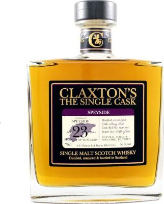 Speyside Distillery 1996 Cl The Single Cask 23yo Sherry Butt 1970-005 57% 700ml