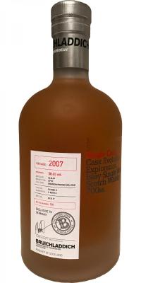 Bruichladdich 2007 Micro-Provenance Series Bourbon Premier Cru Wine R13/290-11 The Laddie Crew 58.4% 700ml
