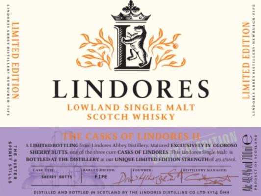 Lindores Abbey The Cask of Lindores II Oloroso Sherry Butt 49.4% 700ml