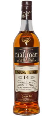 Secret Islay 2007 MBl Sherry Cask Vinothek St. Stephan 54.2% 700ml