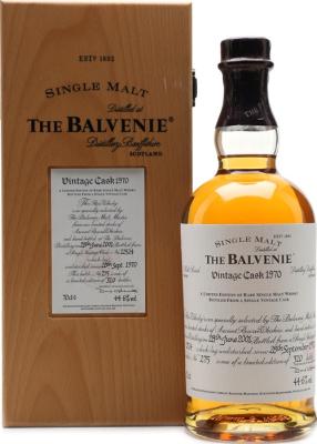 Balvenie 1970 Vintage Cask #12524 44.6% 700ml