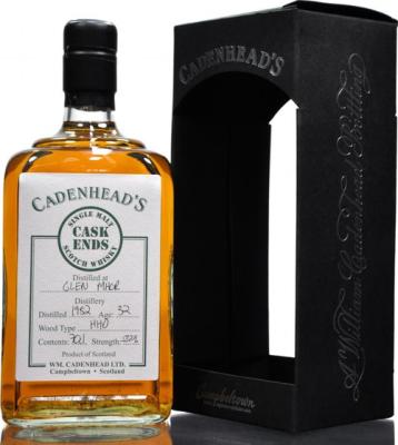 Glen Mhor 1982 CA Cask Ends HHD Hogshead 52.3% 700ml