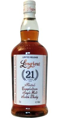 Longrow 21yo Single Cask Fresh Port Hogshead Malaysia Norway South Africa and South Korea 40.4% 700ml