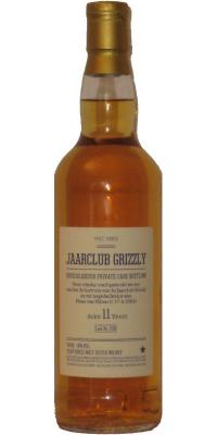 Bruichladdich 2005 Jaarclub Grizzly Bourbon Cask Matured #1036 50% 700ml