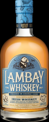 Lambay Whisky Irish Whisky Small Batch Blend Bourbon + Cognac Casks Finish 40% 700ml