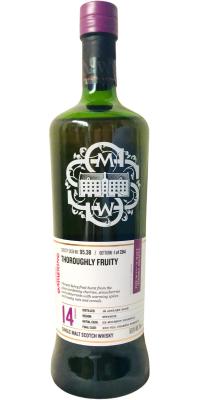 Auchroisk 2006 SMWS 95.38 Thoroughly fruity 2nd Fill Barrique Finish 95.38 58.9% 700ml