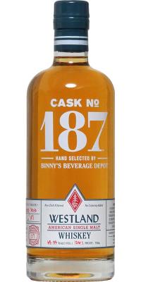 Westland Cask #187 Single Cask Release 63% 700ml