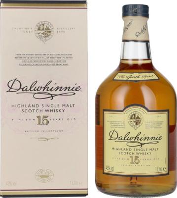 Dalwhinnie 15yo Travel Retail 43% 1000ml