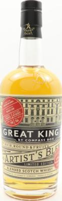 Great King Street Artist's Blend Single Marrying Cask Limited Edition American Oak Barrel #198 Milroy's Soho 49% 700ml