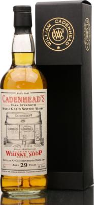 Cameronbridge 1989 CA Bourbon Hogshead Cadenhead's Whisky Shop London 58.3% 700ml