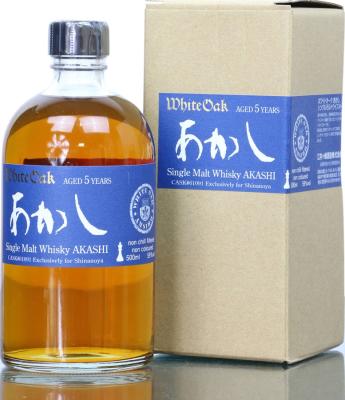 White Oak 5yo Akashi #61091 Shinanoya 59% 500ml