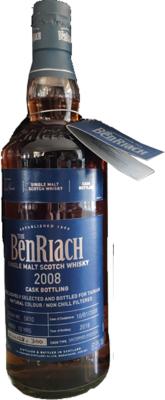 BenRiach 2008 Cask Bottling Sauternes Hogshead 5810 Taiwan Exclusive 61.8% 700ml